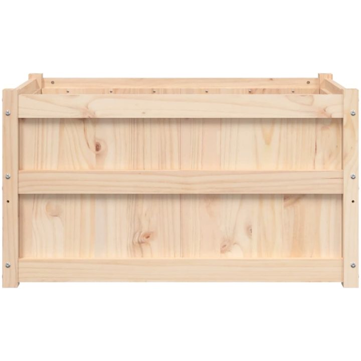 Odlingslåda 90x50x50 cm massiv furu vidaXL – bild 5