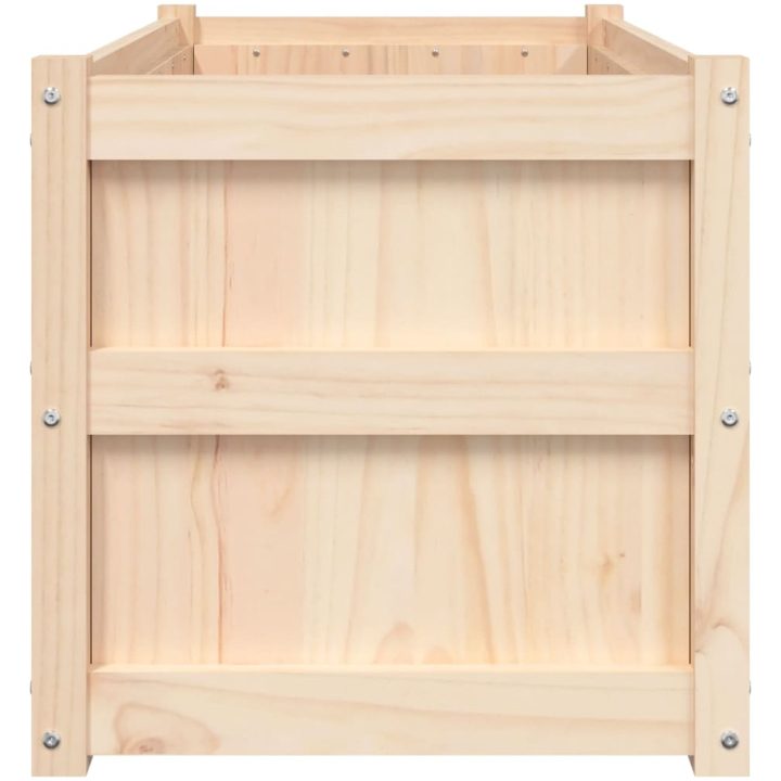 Odlingslåda 90x50x50 cm massiv furu vidaXL – bild 6