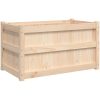 Odlingslåda 90x50x50 cm massiv furu vidaXL – miniatyr 7