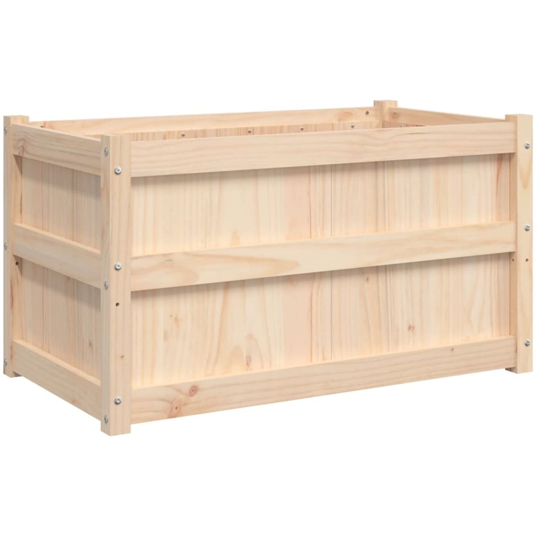 Odlingslåda 90x50x50 cm massiv furu vidaXL – bild 7