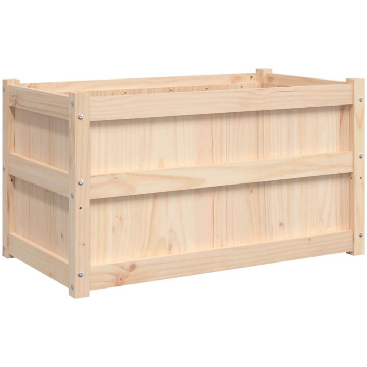 Odlingslåda 90x50x50 cm massiv furu vidaXL – bild 7