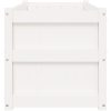 Odlingslåda 90x50x50 cm vit massiv furu vidaXL – miniatyr 6