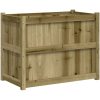 Odlingslåda 90x50x70 cm impregnerat furu vidaXL – miniatyr 2