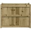 Odlingslåda 90x50x70 cm impregnerat furu vidaXL – miniatyr 5