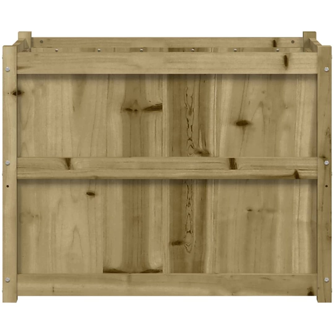 Odlingslåda 90x50x70 cm impregnerat furu vidaXL – bild 5