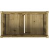 Odlingslåda 90x50x70 cm impregnerat furu vidaXL – miniatyr 8