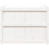 Odlingslåda 90x50x70 cm vit massiv furu vidaXL – miniatyr 5