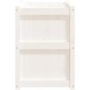 Odlingslåda 90x50x70 cm vit massiv furu vidaXL – miniatyr 6
