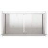 Odlingslåda 90x50x70 cm vit massiv furu vidaXL – miniatyr 8