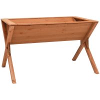 Odlingslåda 90x55x56 cm granträ vidaXL