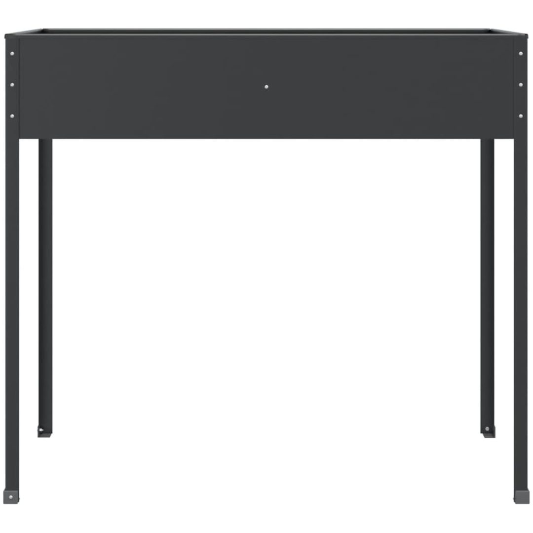 Odlingslåda antracit 100,5x40,5x90 cm galvaniserat stål vidaXL – bild 4