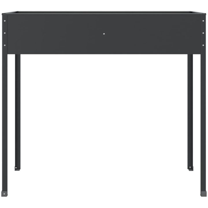 Odlingslåda antracit 100,5x40,5x90 cm galvaniserat stål vidaXL – bild 4