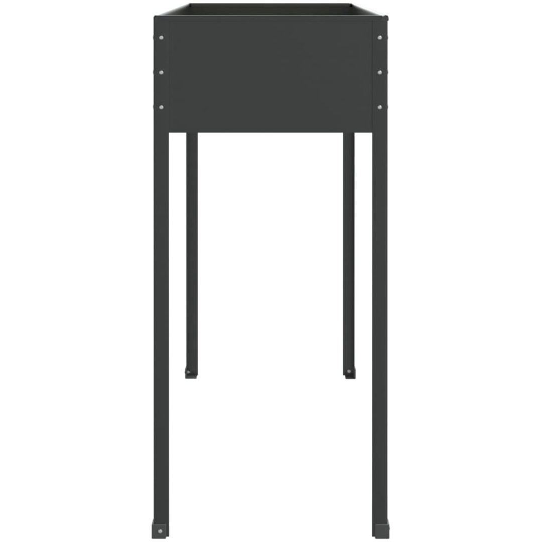 Odlingslåda antracit 100,5x40,5x90 cm galvaniserat stål vidaXL – bild 5