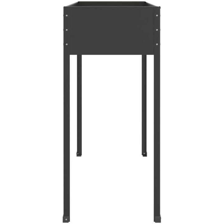 Odlingslåda antracit 100,5x40,5x90 cm galvaniserat stål vidaXL – bild 5