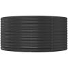 Odlingslåda antracit pulverlackerat stål vidaXL 140 x 140 x 68 cm – miniatyr 3