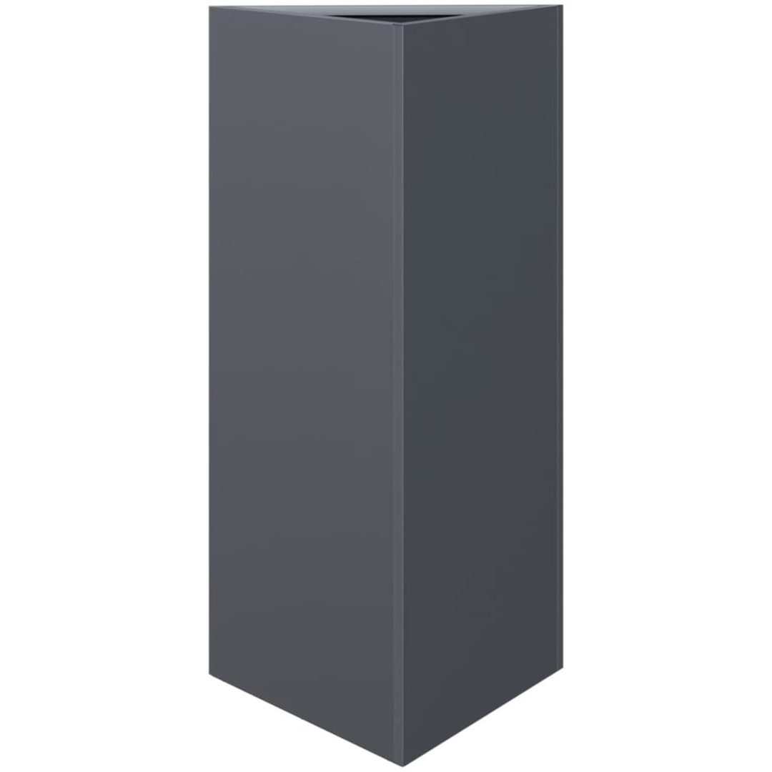 Odlingslåda antracit triangulär stål vidaXL 40 x 34.5 x 70 cm – bild 2