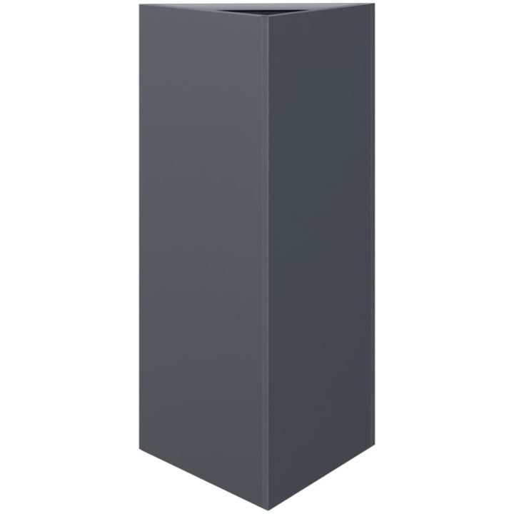 Odlingslåda antracit triangulär stål vidaXL 40 x 34.5 x 70 cm – bild 2