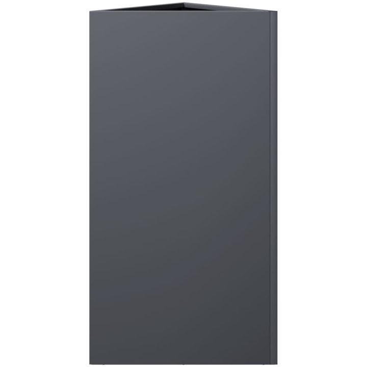 Odlingslåda antracit triangulär stål vidaXL 40 x 34.5 x 70 cm – bild 5