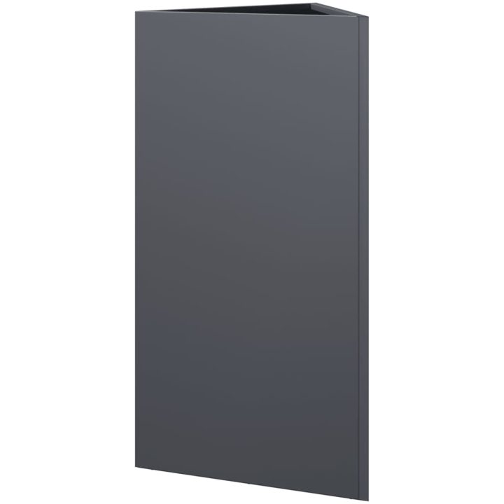 Odlingslåda antracit triangulär stål vidaXL 40 x 34.5 x 70 cm – bild 6