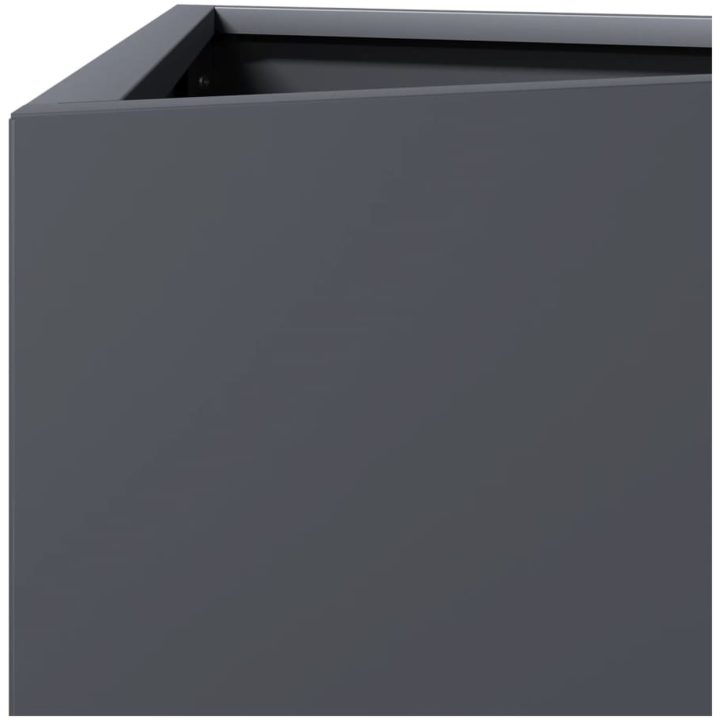 Odlingslåda antracit triangulär stål vidaXL 40 x 34.5 x 70 cm – bild 7