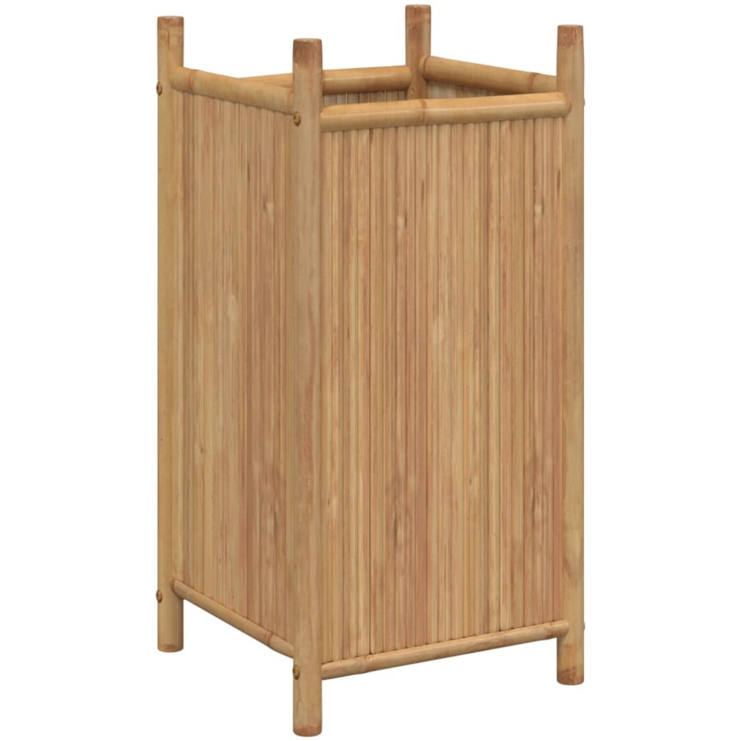 Odlingslåda bambu vidaXL 40 x 40 x 80 cm – bild 2