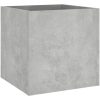 Odlingslåda betonggrå 40x40x40 cm konstruerat trä vidaXL – miniatyr 2