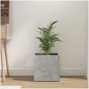 Odlingslåda betonggrå 40x40x40 cm konstruerat trä vidaXL – miniatyr 3