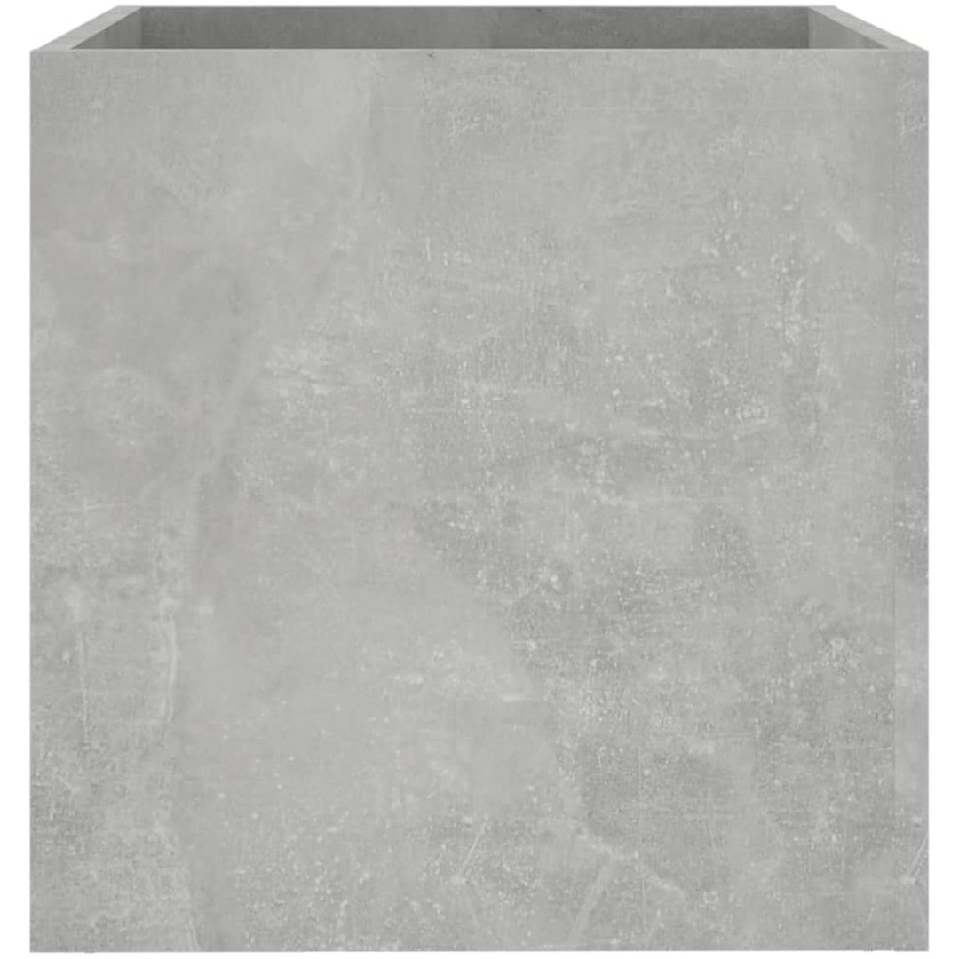 Odlingslåda betonggrå 40x40x40 cm konstruerat trä vidaXL – bild 5