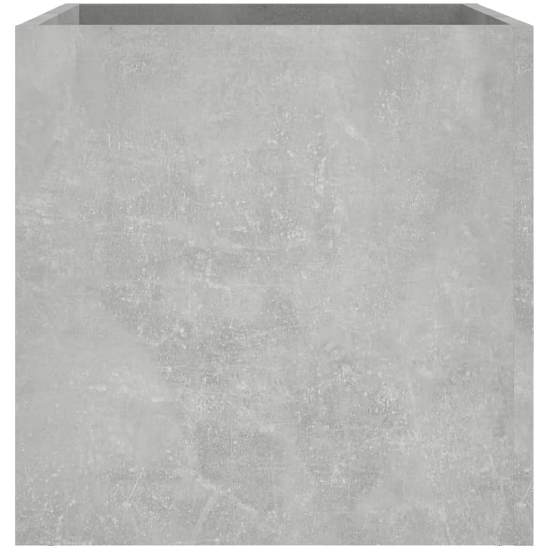 Odlingslåda betonggrå 40x40x40 cm konstruerat trä vidaXL – bild 6