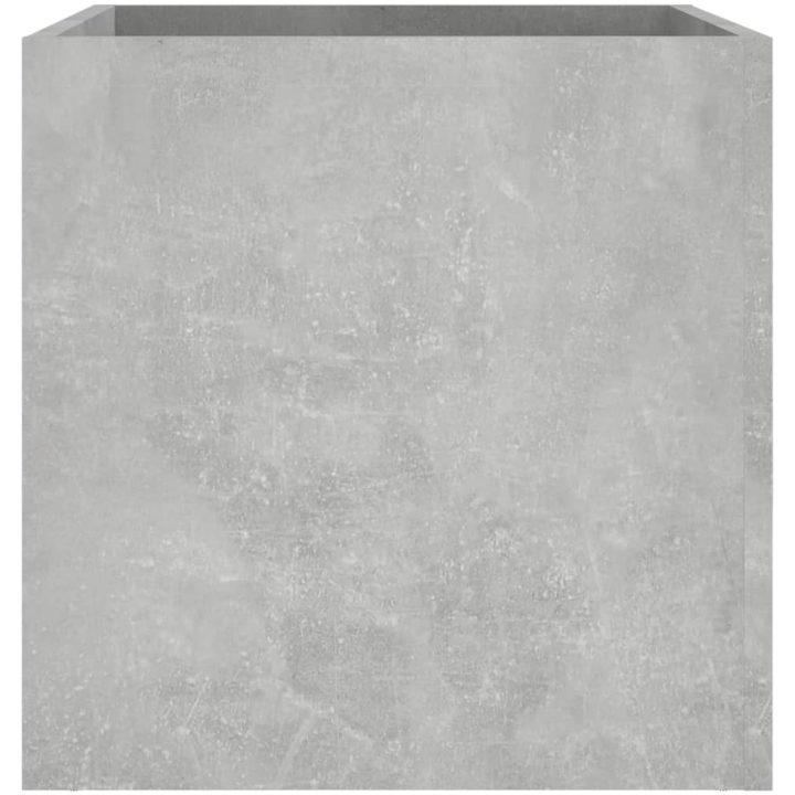 Odlingslåda betonggrå 40x40x40 cm konstruerat trä vidaXL – bild 6