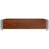 Odlingslåda brun 100x100 cm massiv furu vidaXL 100 x 100 x 21.5 cm – miniatyr 4