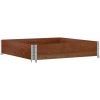 Odlingslåda brun 100x100 cm massiv furu vidaXL 100 x 100 x 21.5 cm – miniatyr 5