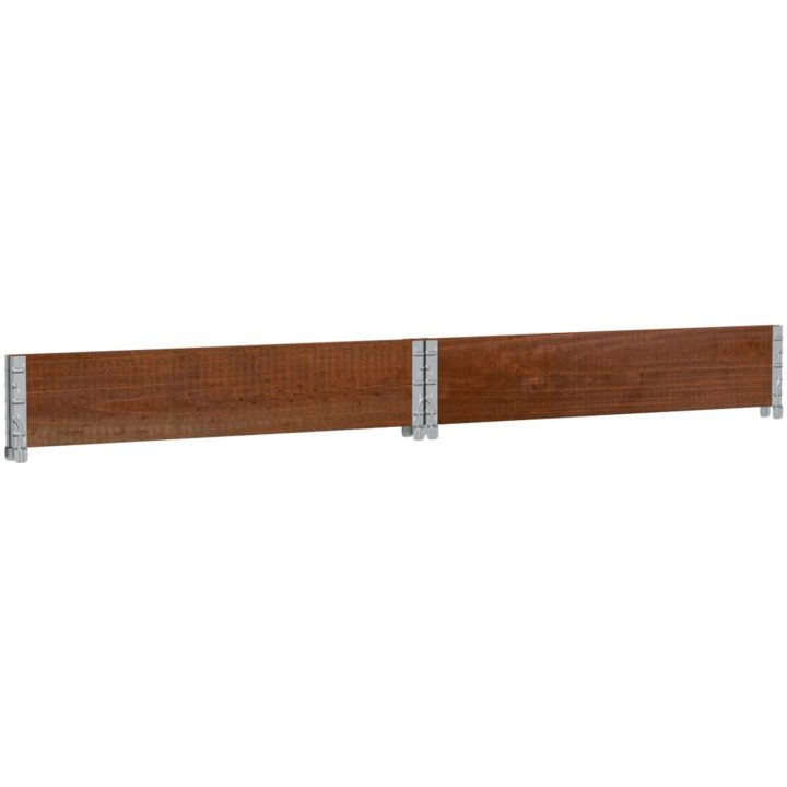 Odlingslåda brun 100x100 cm massiv furu vidaXL 100 x 100 x 21.5 cm – bild 6