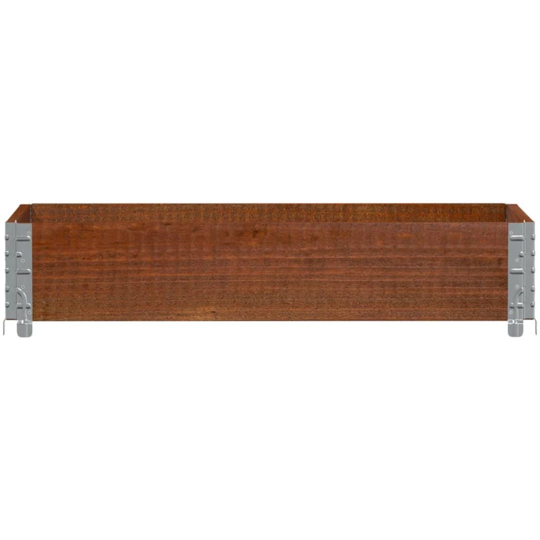 Odlingslåda brun 100x50 cm massiv furu vidaXL 100 x 50 x 21.5 cm – bild 3