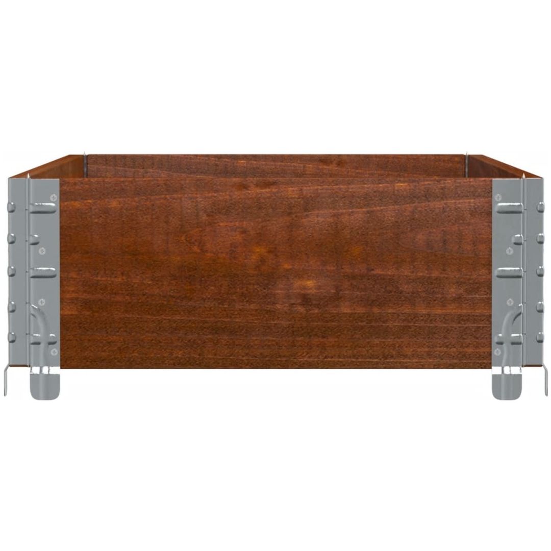 Odlingslåda brun 100x50 cm massiv furu vidaXL 100 x 50 x 21.5 cm – bild 4