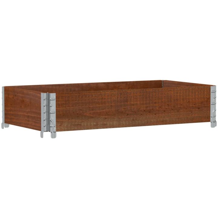 Odlingslåda brun 100x50 cm massiv furu vidaXL 100 x 50 x 21.5 cm – bild 5
