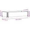 Odlingslåda brun 100x50 cm massiv furu vidaXL 100 x 50 x 21.5 cm – miniatyr 8