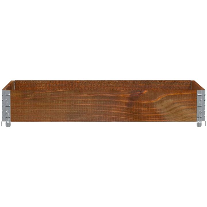 Odlingslåda brun 120x80 cm massiv furu vidaXL 120 x 80 x 21.5 cm – bild 3
