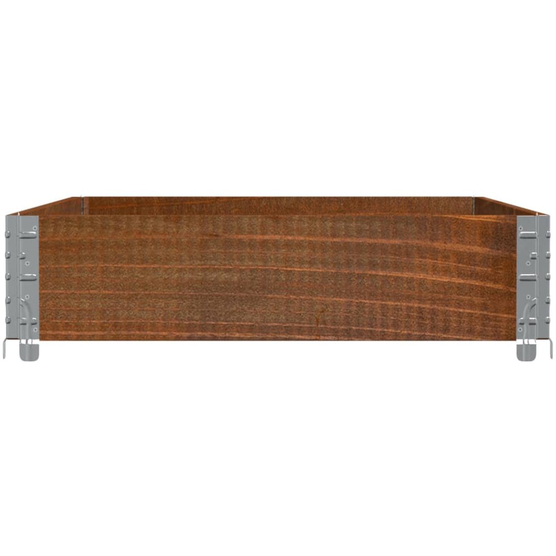 Odlingslåda brun 120x80 cm massiv furu vidaXL 120 x 80 x 21.5 cm – bild 4