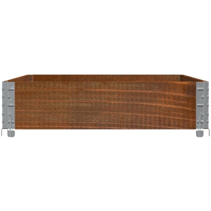 Odlingslåda brun 120x80 cm massiv furu vidaXL 120 x 80 x 21.5 cm – bild 4