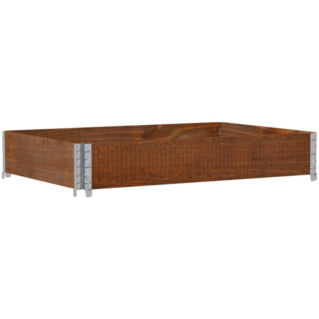 Odlingslåda brun 120x80 cm massiv furu vidaXL 120 x 80 x 21.5 cm – bild 5