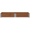 Odlingslåda brun 150x100 cm massiv furu vidaXL 150 x 100 x 21.5 cm – miniatyr 3