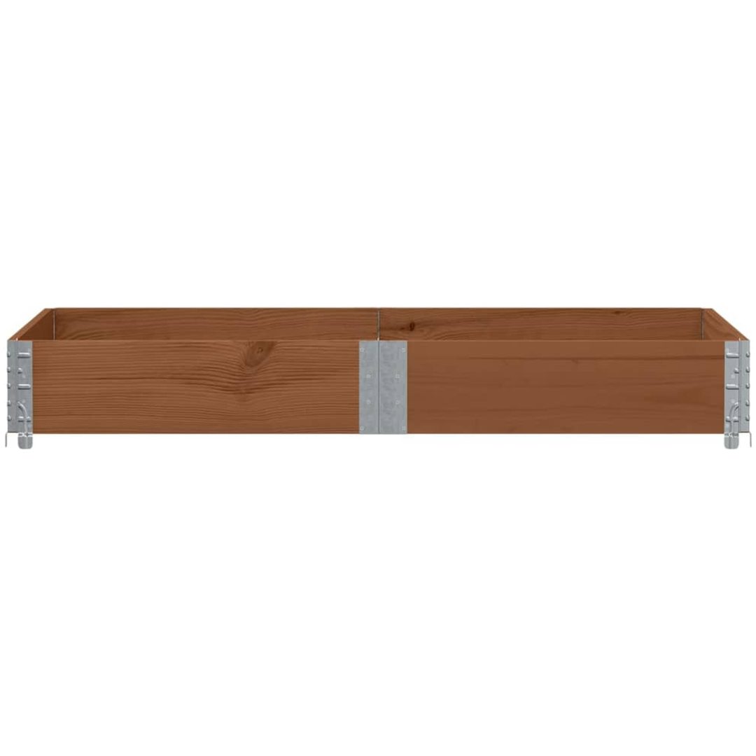 Odlingslåda brun 150x100 cm massiv furu vidaXL 150 x 100 x 21.5 cm – bild 3