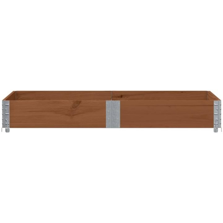 Odlingslåda brun 150x100 cm massiv furu vidaXL 150 x 100 x 21.5 cm – bild 3
