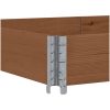 Odlingslåda brun 150x100 cm massiv furu vidaXL 150 x 100 x 21.5 cm – miniatyr 5