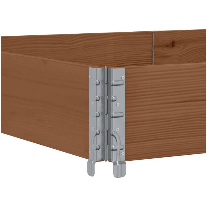 Odlingslåda brun 150x100 cm massiv furu vidaXL 150 x 100 x 21.5 cm – bild 5