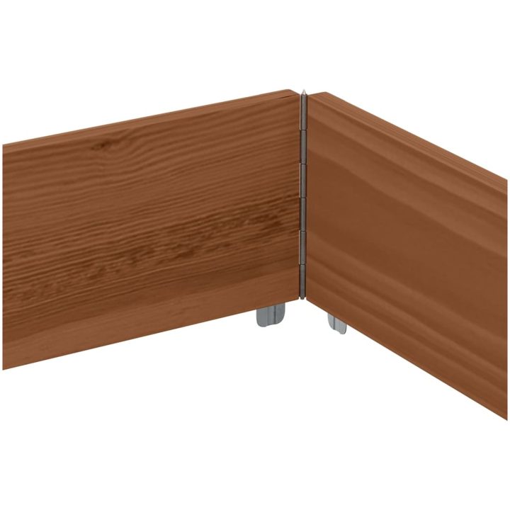 Odlingslåda brun 150x100 cm massiv furu vidaXL 150 x 100 x 21.5 cm – bild 6