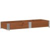 Odlingslåda brun 150x50 cm massiv furu vidaXL 150 x 50 x 21.5 cm – miniatyr 2