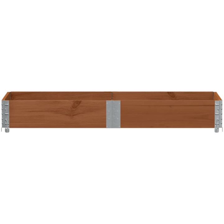 Odlingslåda brun 150x50 cm massiv furu vidaXL 150 x 50 x 21.5 cm – bild 3