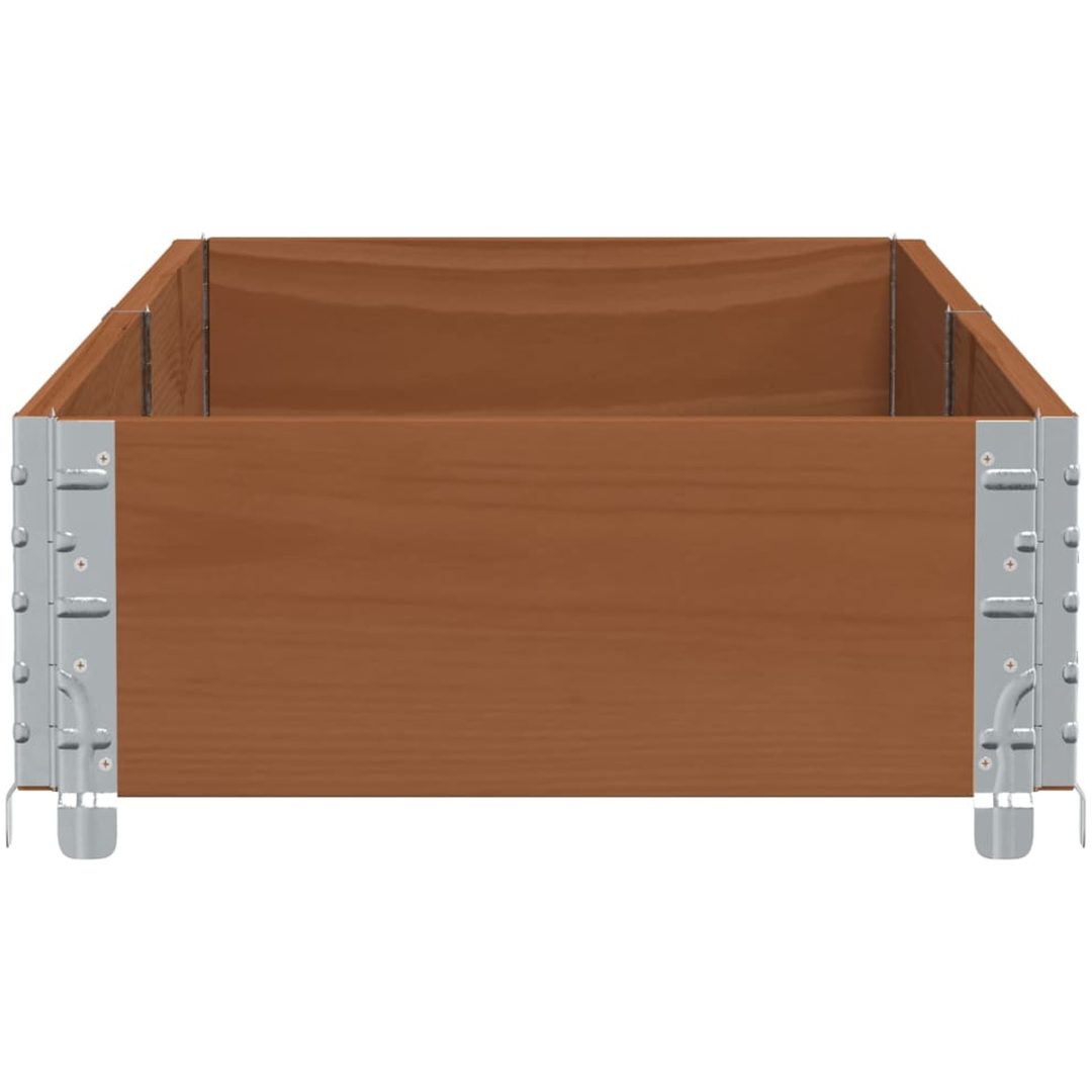 Odlingslåda brun 150x50 cm massiv furu vidaXL 150 x 50 x 21.5 cm – bild 4